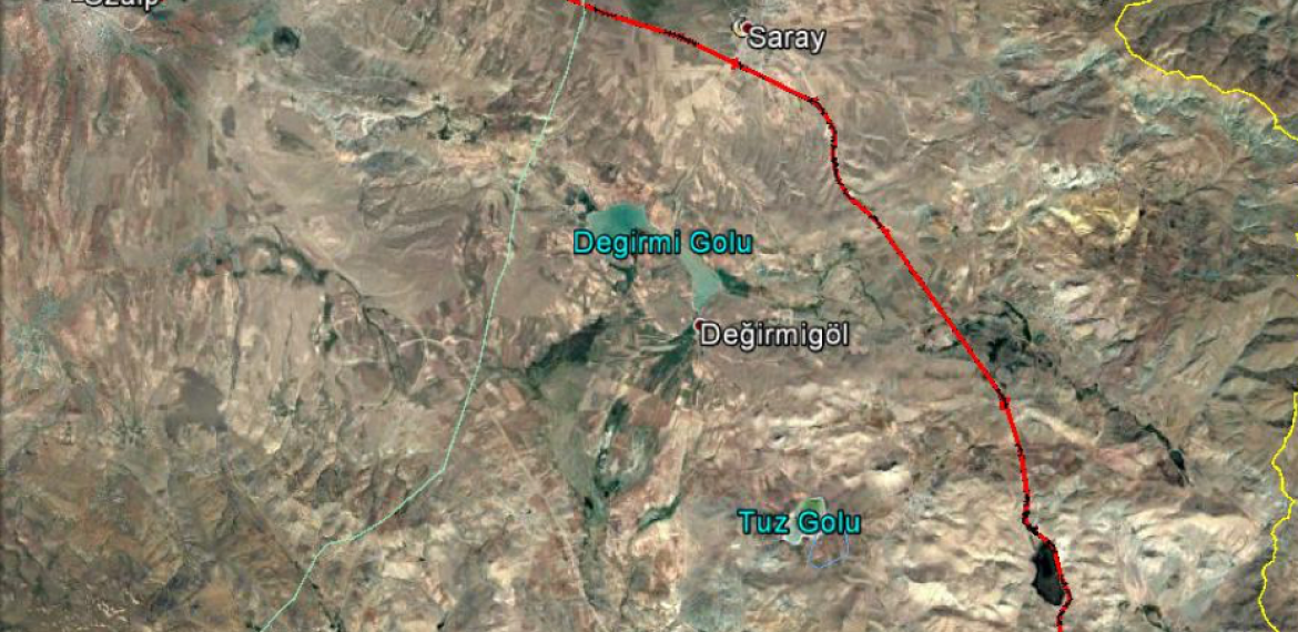 Van Ozalp Saray Kapıkoy Devlet Yolu 40 km<br />
